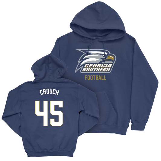 Georgia Southern Football Navy Staple Hoodie - Chris Crouch Youth Small