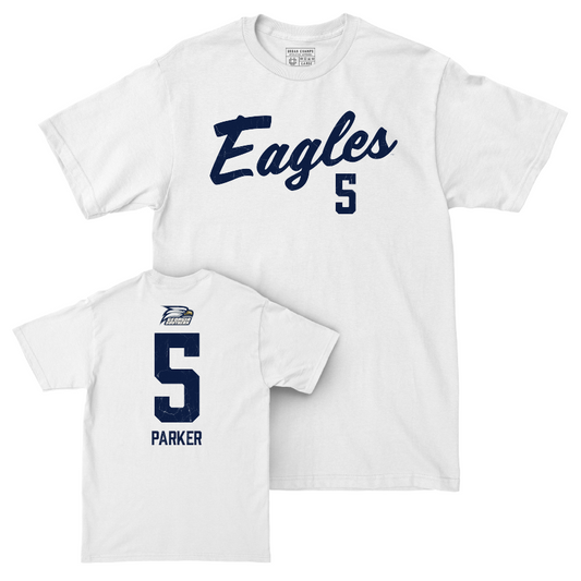 Georgia Southern Baseball White Script Comfort Colors Tee - Cade Parker Youth Small