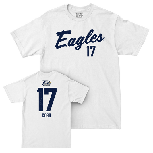 Georgia Southern Football White Script Comfort Colors Tee - Dalen Cobb Youth Small