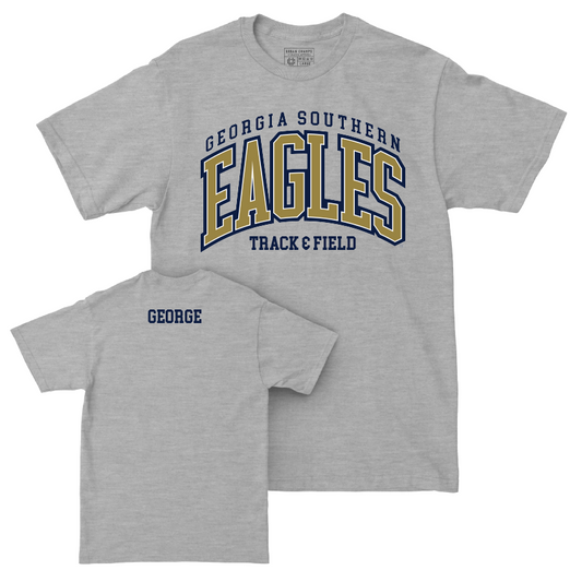 Georgia Southern Women's Track & Field Sport Grey Arch Tee - Emani George Youth Small