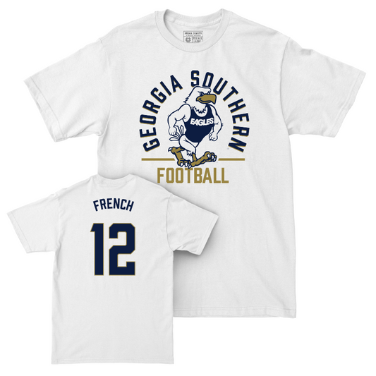 Georgia Southern Football White Classic Comfort Colors Tee - JC French Youth Small