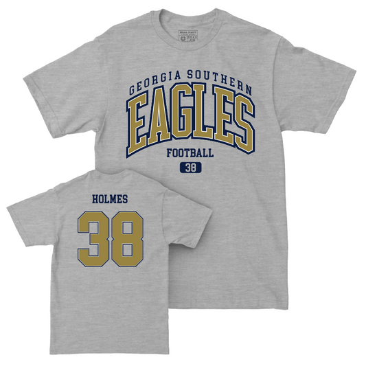 Georgia Southern Football Sport Grey Arch Tee - Jeremiah Holmes Youth Small