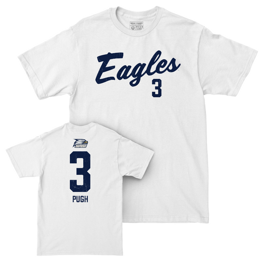 Georgia Southern Women's Soccer White Script Comfort Colors Tee - Meredith Pugh Youth Small