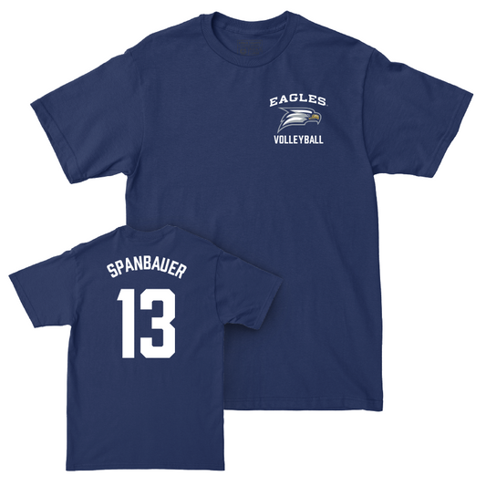 Georgia Southern Women's Volleyball Navy Logo Tee - Paige Spanbauer Youth Small
