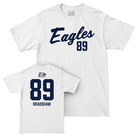 Georgia Southern Football White Script Comfort Colors Tee - Taylor Bradshaw Youth Small