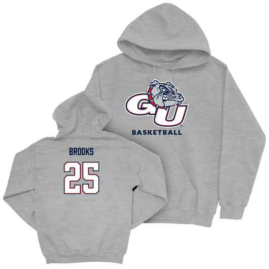 Gonzaga Men's Basketball Sport Grey Classic Hoodie - Colby Brooks Small