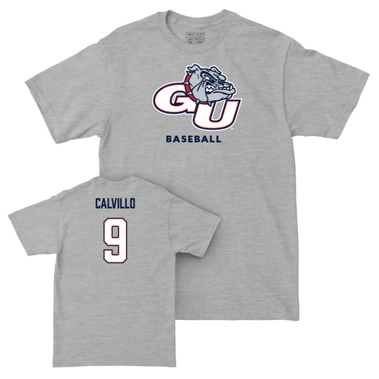 Gonzaga Baseball Sport Grey Classic Tee - Cameron Calvillo Small