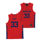 Dayton Men's Basketball Red Jersey - Makai Grant