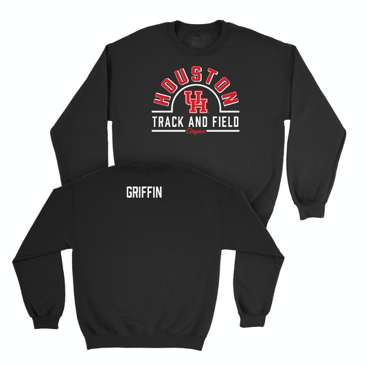Houston Women's Track & Field Black Arch Crew   - Genesis Griffin
