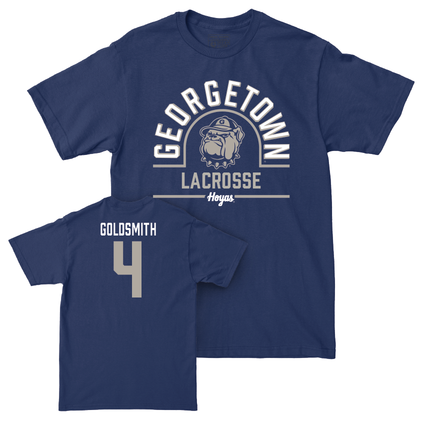 Georgetown Lacrosse Navy Classic Tee - Katie Goldsmith Youth Small
