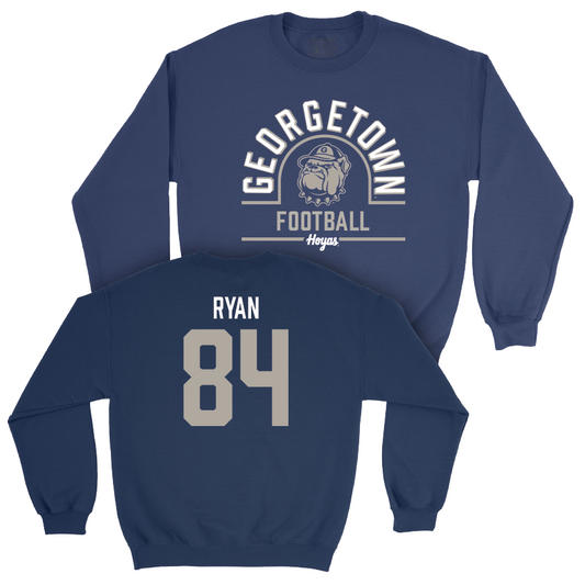 Georgetown Football Navy Classic Crew - Patrick Ryan Youth Small