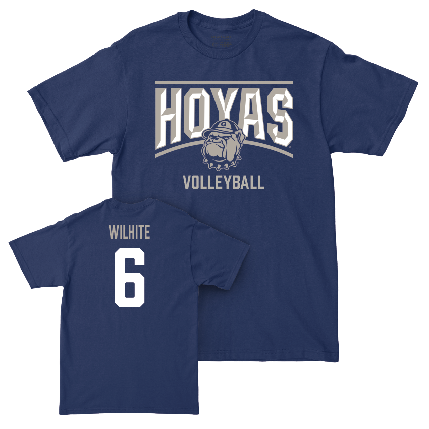 Georgetown Volleyball Navy Staple Tee - Peyton Wilhite Youth Small
