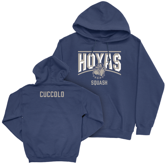Georgetown Squash Navy Staple Hoodie - Valentina Cuccolo Youth Small