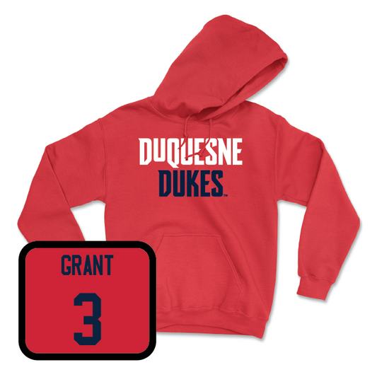 Duquesne Men's Basketball Red Dukes Hoodie - Dae Dae Grant