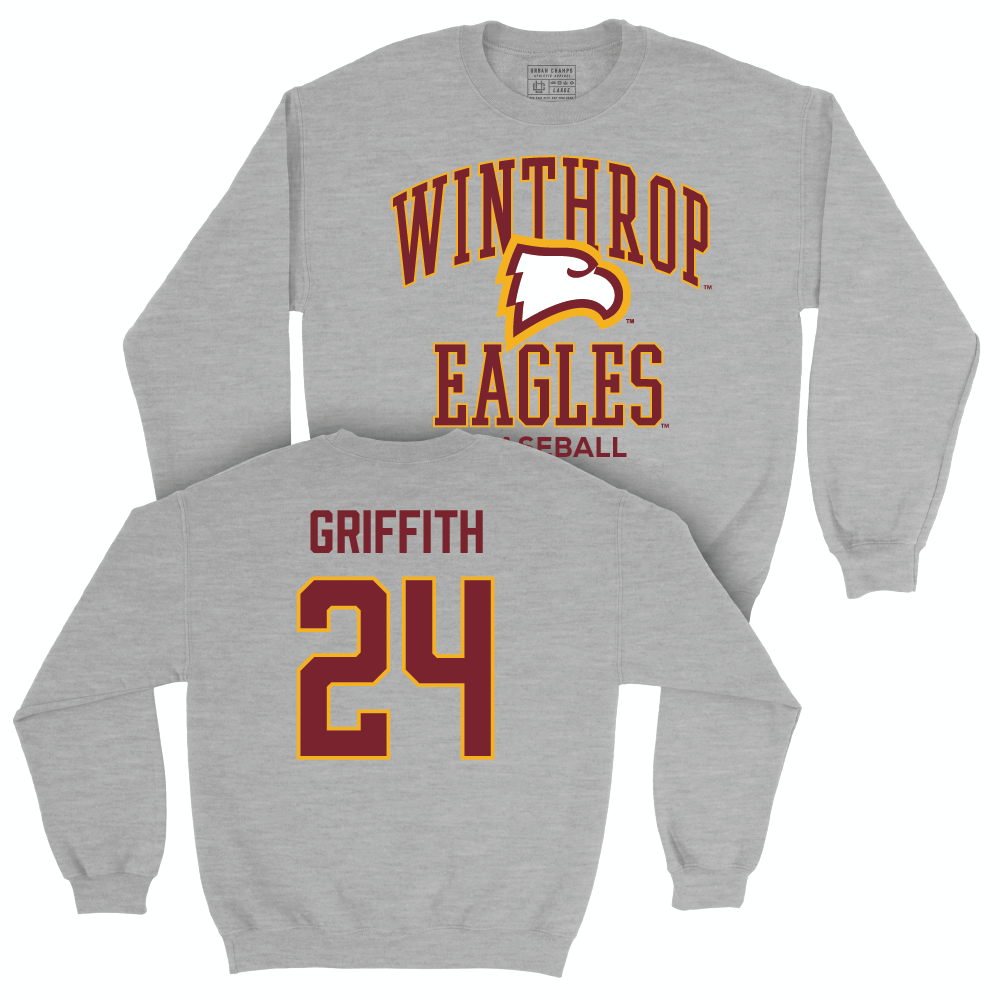 Winthrop Baseball Sport Grey Classic Crew  - Cole Griffith