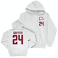 Winthrop Baseball White Logo Hoodie  - Cole Griffith