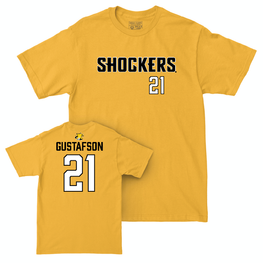 Wichita State Baseball Gold Shockers Tee  - Jaden Gustafson