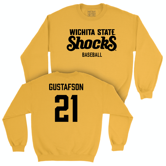 Wichita State Baseball Gold Shocks Crew  - Jaden Gustafson