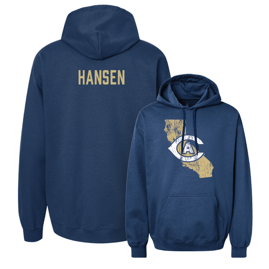 UC Davis Track & Field Navy State Hoodie - Harrison Hansen