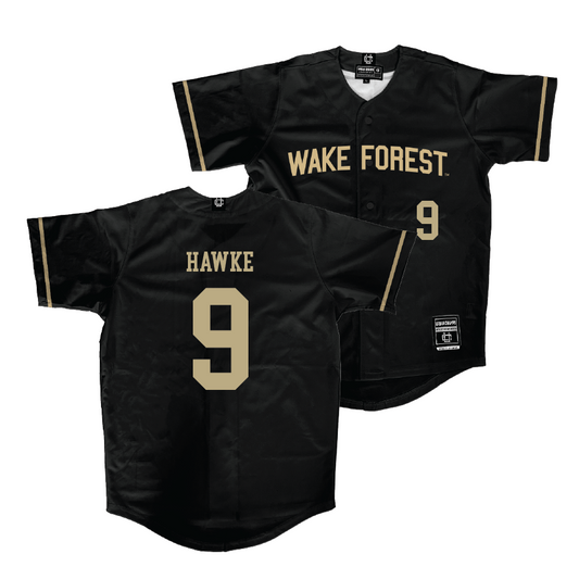 Wake Forest Baseball Black Jersey - Austin Hawke | #9