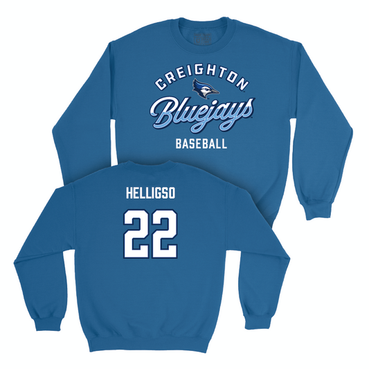 Creighton Baseball Blue Script Crew  - Hogan Helligso