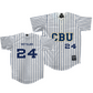 CBU Baseball White Jersey - Ryan Hetzler | #24