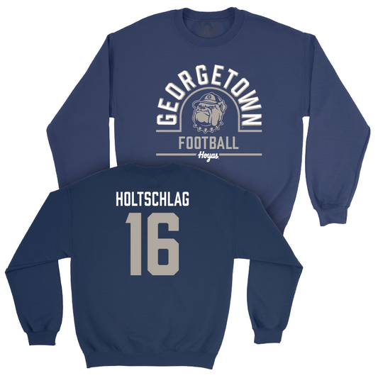 Georgetown Football Navy Classic Crew - Jake Holtschlag