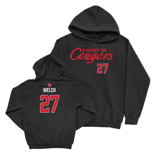 Houston Football Black Cougars Hoodie - Mike Welch Small