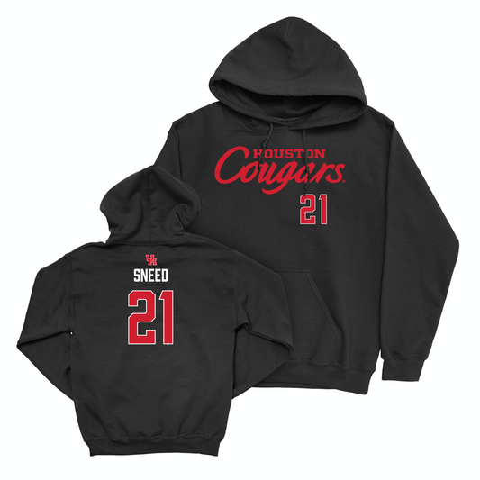 Houston Football Black Cougars Hoodie - Stacy Sneed Small