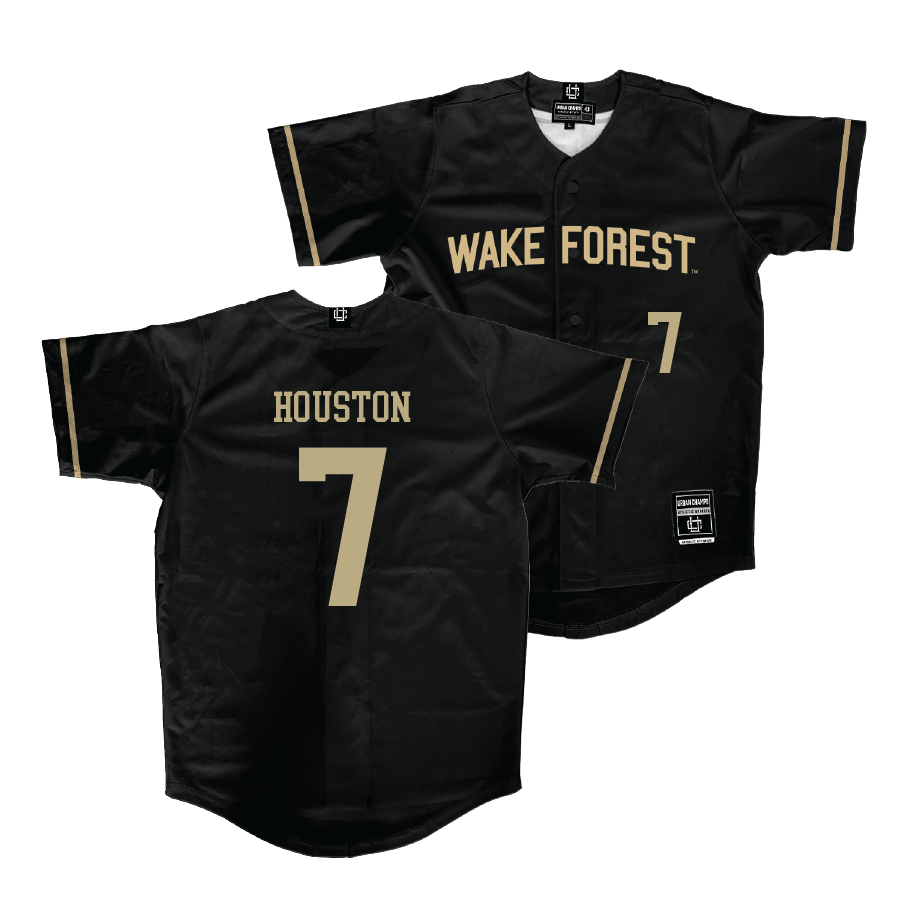 Wake Forest Baseball Black Jersey - Marek Houston | #7