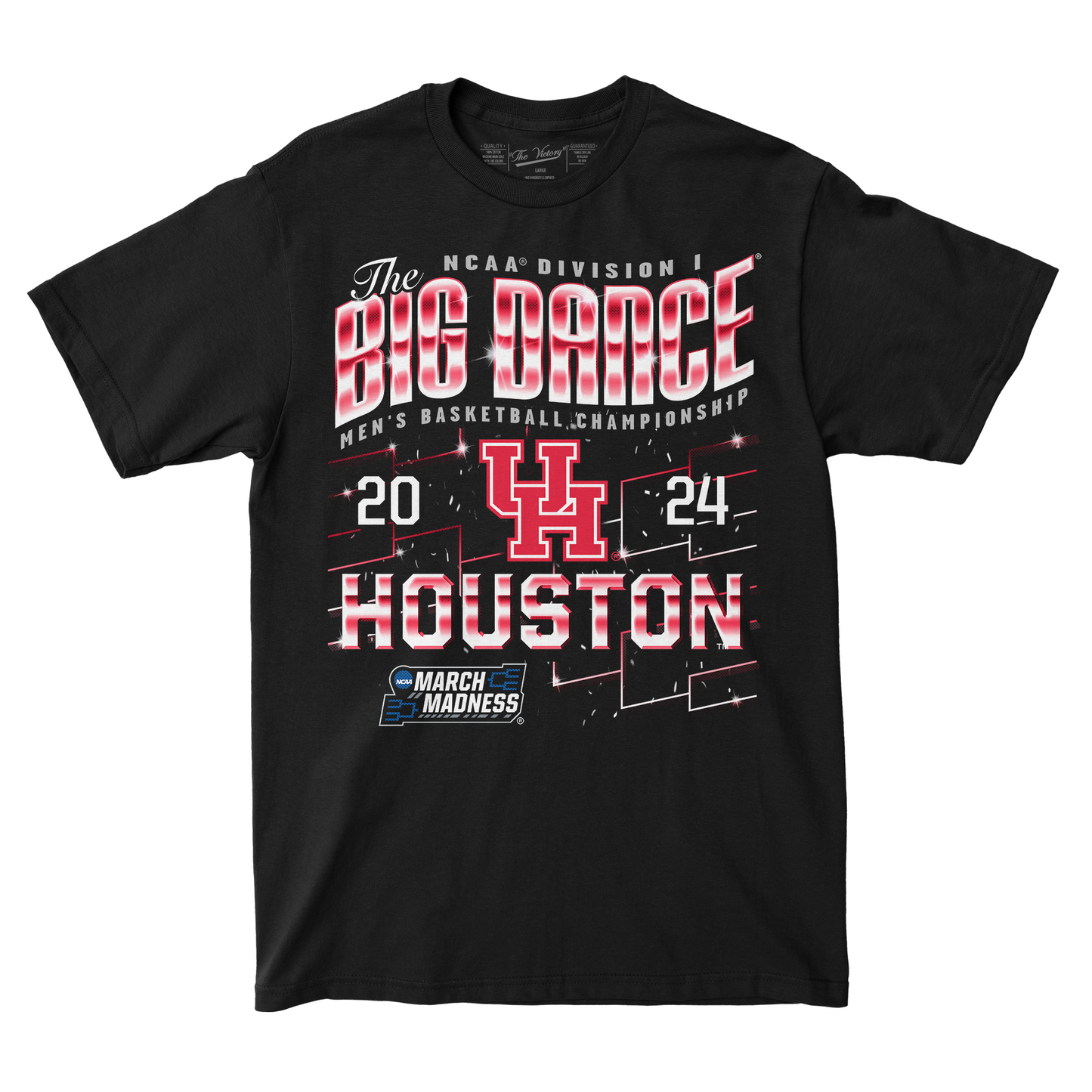 Houston MBB 2024 NCAA Tournament Streetwear T-shirt by Retro Brand