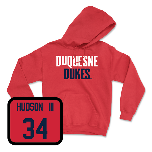 Duquesne Men's Soccer Red Dukes Hoodie - Eddie Hudson III