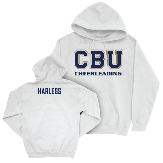 CBU Women's Cheerleading White Classic Hoodie  - Cristiana Harless