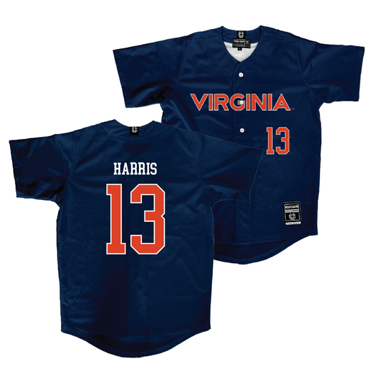 Virginia Softball Navy Jersey - Madison Harris | #13