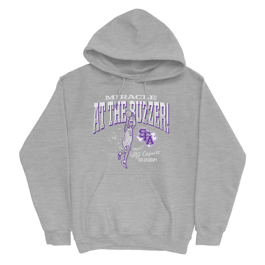 Exclusive Release: Miracle at the Buzzer Grey Hoodie