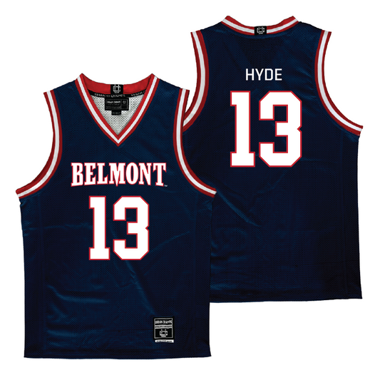 Belmont Women's Basketball Navy Jersey  - Claire Hyde
