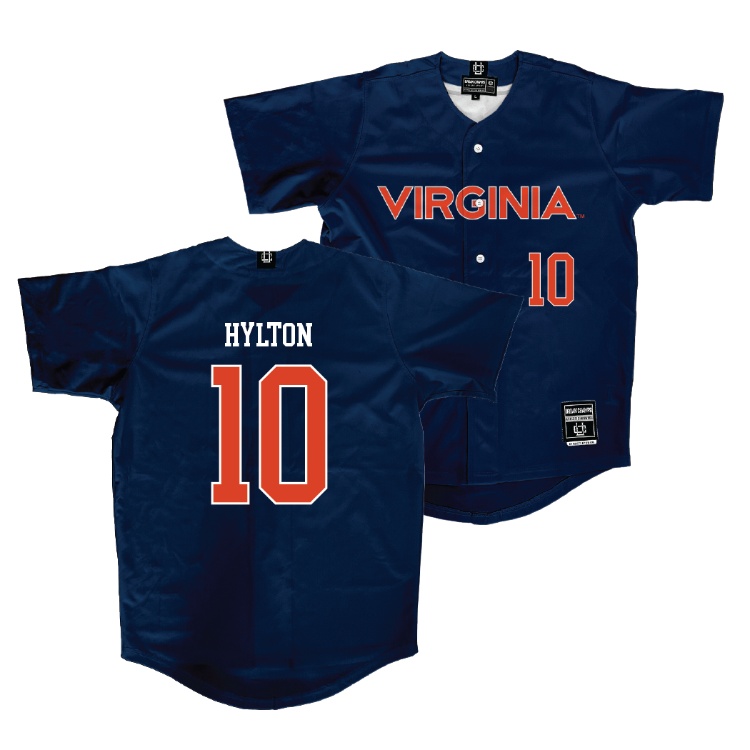 Virginia Softball Navy Jersey - Jade Hylton | #10