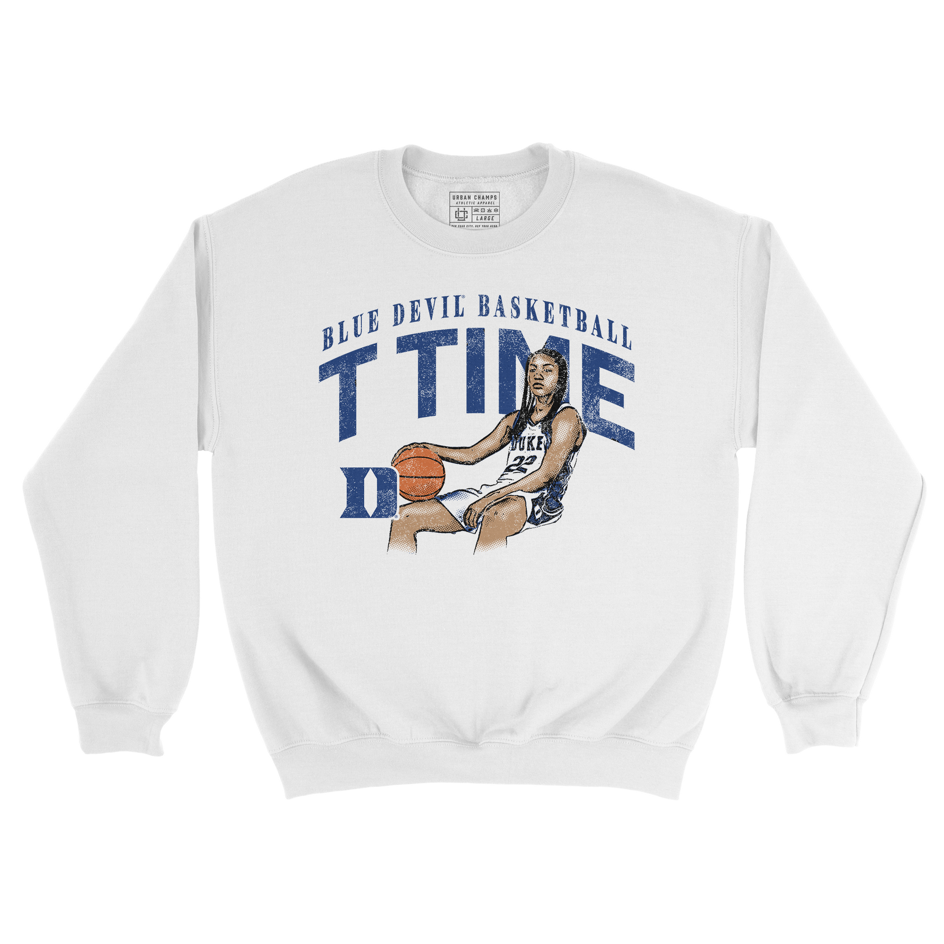 EXCLUSIVE RELEASE: T Time Cartoon White Crewneck