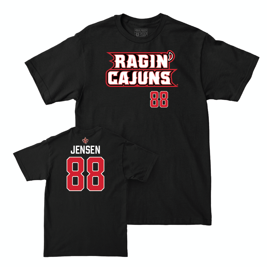 Louisiana Football Black Ragin' Cajuns Tee  - Caden Jensen