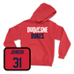 Duquesne Women's Basketball Red Dukes Hoodie - Precious Johnson