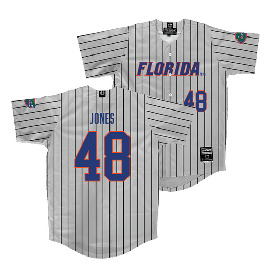 Florida Baseball Sport Grey Jersey - Hunter Jones