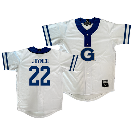 Georgetown Softball White Jersey  - Ava Joyner