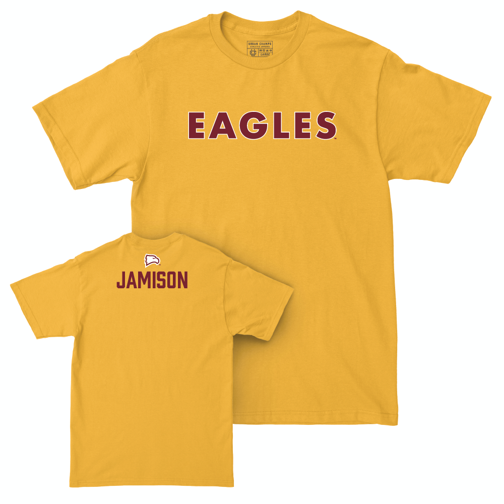 Winthrop Men's Track & Field Gold Eagles Tee  - Maurion Jamison