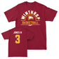 Winthrop Men's Basketball Maroon Arch Tee  - Paul Jones III