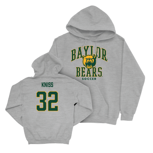 Baylor Women's Soccer Sport Grey Classic Hoodie  - Claire Kniss