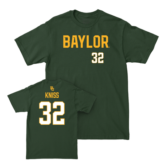 Baylor Women's Soccer Green Wordmark Tee  - Claire Kniss