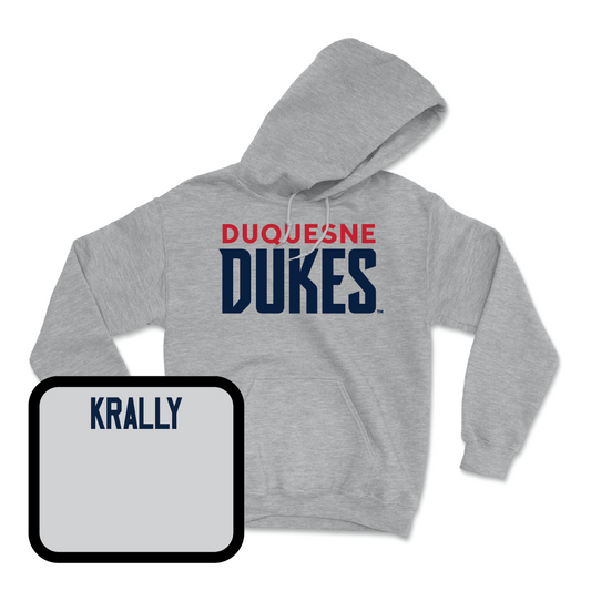 Duquesne Track & Field Sport Grey Lock Hoodie - Brooke Krally