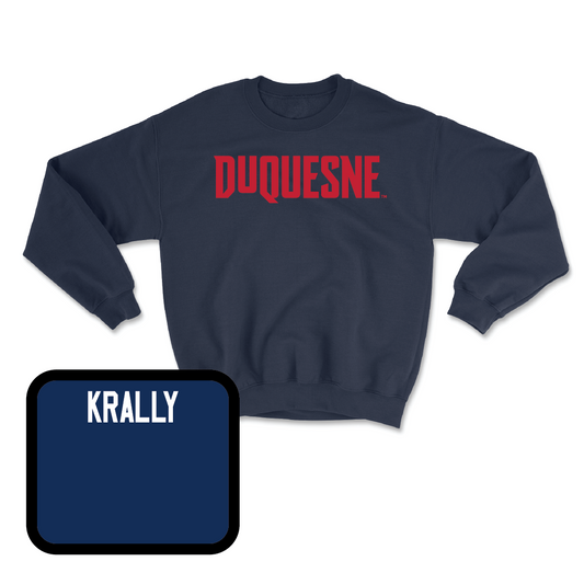 Duquesne Track & Field Navy Duquesne Crew - Brooke Krally