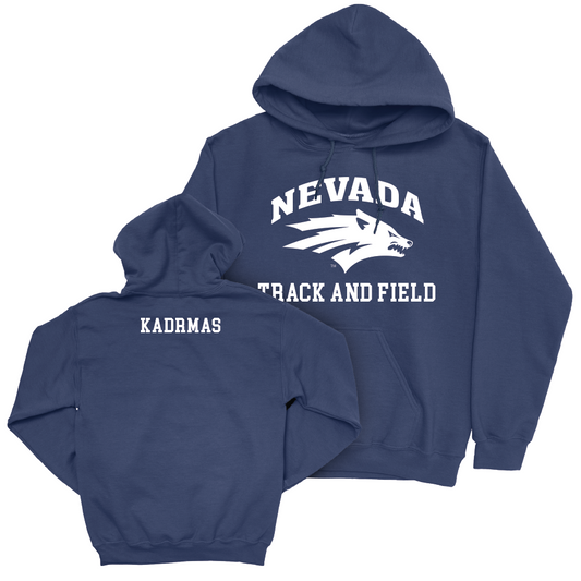 Nevada Women's Track & Field Navy Staple Hoodie   - Kate Kadrmas