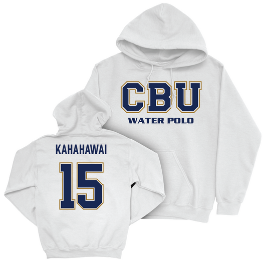 CBU Women's Water Polo White Classic Hoodie  - Kyra Kahahawai